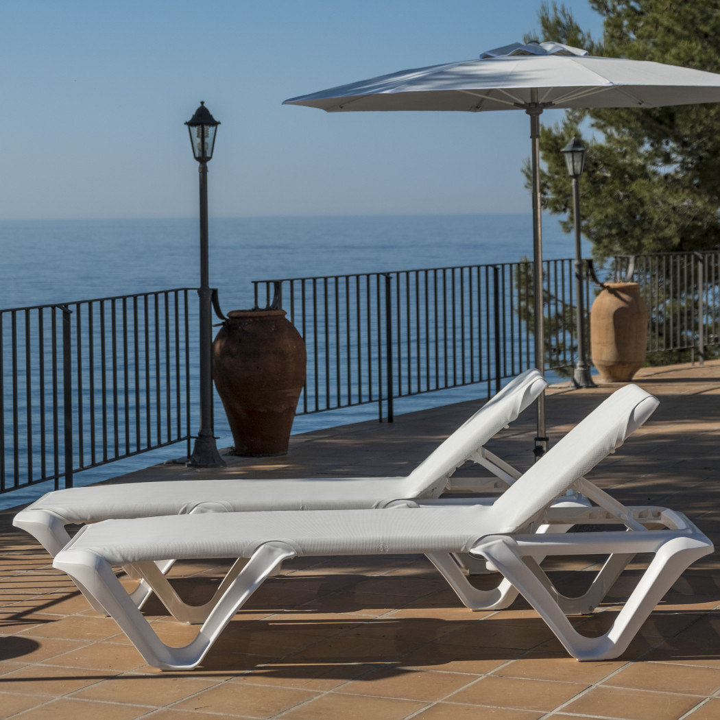 Шезлонг EVA PRO - Blanco Mate