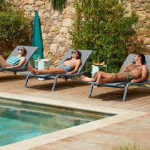 Шезлонг Alize Stereo Storm Grey