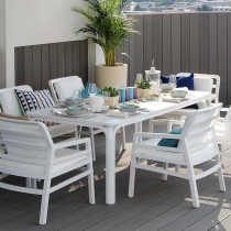 Стiл Alloro 140 Extensible Bianco Vern Bianco