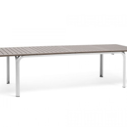 Стiл Alloro 210 Extensible Tortora Vern Bianco