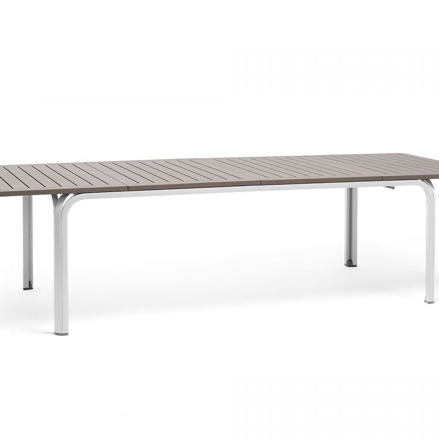 Стiл Alloro 210 Extensible Tortora Vern Bianco