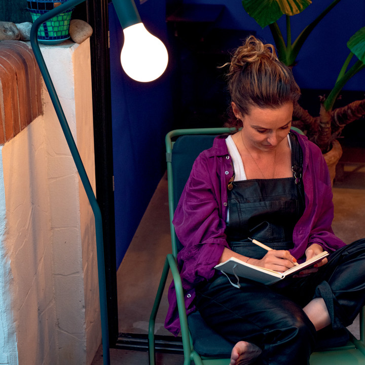 Aplo Upright Stand Acapulco Blue