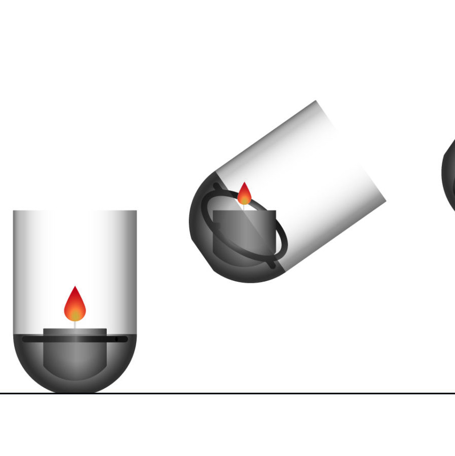 Gravity Candle 90 Black