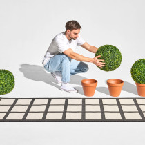 Carpretty Catwalk 80x200 Black/White