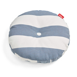 Подушка Circle Pillow Stripe Ocean Blue
