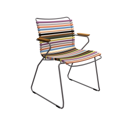 Крісло Click Dining Chair Bamboo Armrests Multi Color 1
