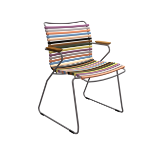 Крісло Click Dining Chair Bamboo Armrests Multi Color 1