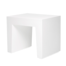 Concrete Seat White