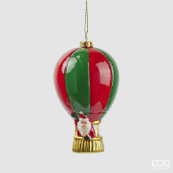Новорічна іграшка Addobbo Babbo in Mongolfiera H12