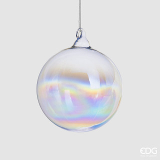 Новорічна іграшка Palla Vetro Iride D10