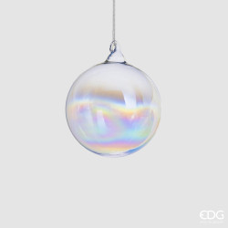 Новорічна іграшка Palla Vetro Iride D8