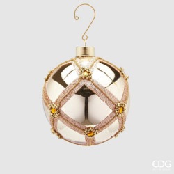 Новорічна іграшка Palla Vetro Nobilta D10