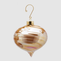 Новорічна іграшка Palla Trot Fuso Spiral Gold H6 03