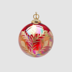 Новорічна іграшка Addobbo Palla Fiori D13 02