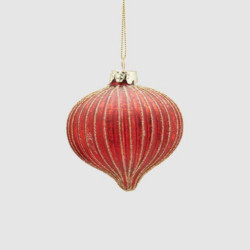 Новорічна іграшка Palla Trot Fuso Righe D8 03