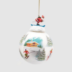 Новорічна іграшка Palla Vetro Sport D10 03