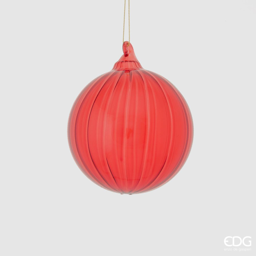 Новорічна іграшка Palla Vetro Meridiane Red D10