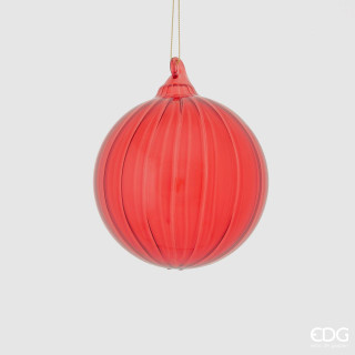 Новорічна іграшка Palla Vetro Meridiane Red D10