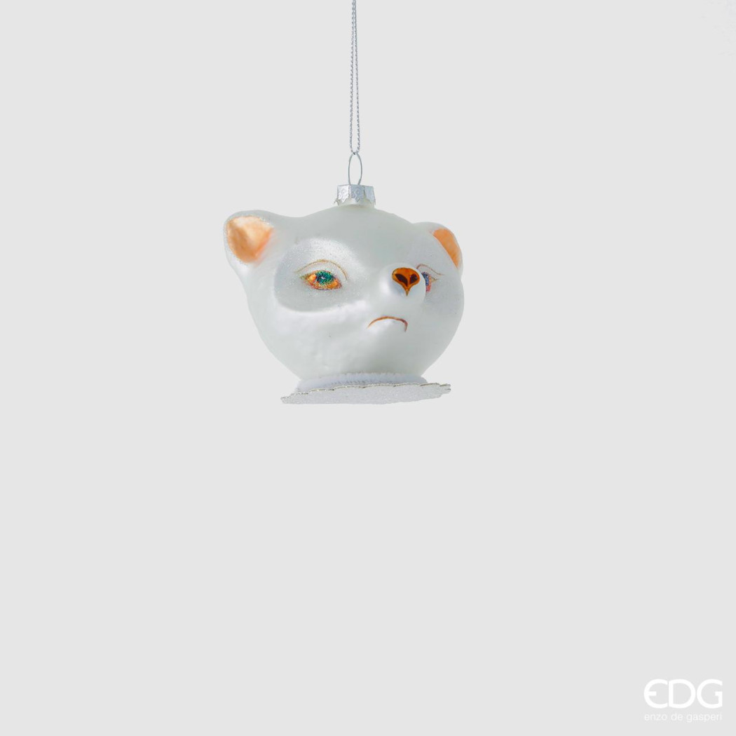 Новорічна іграшка Lupo Testa Vetro Р6