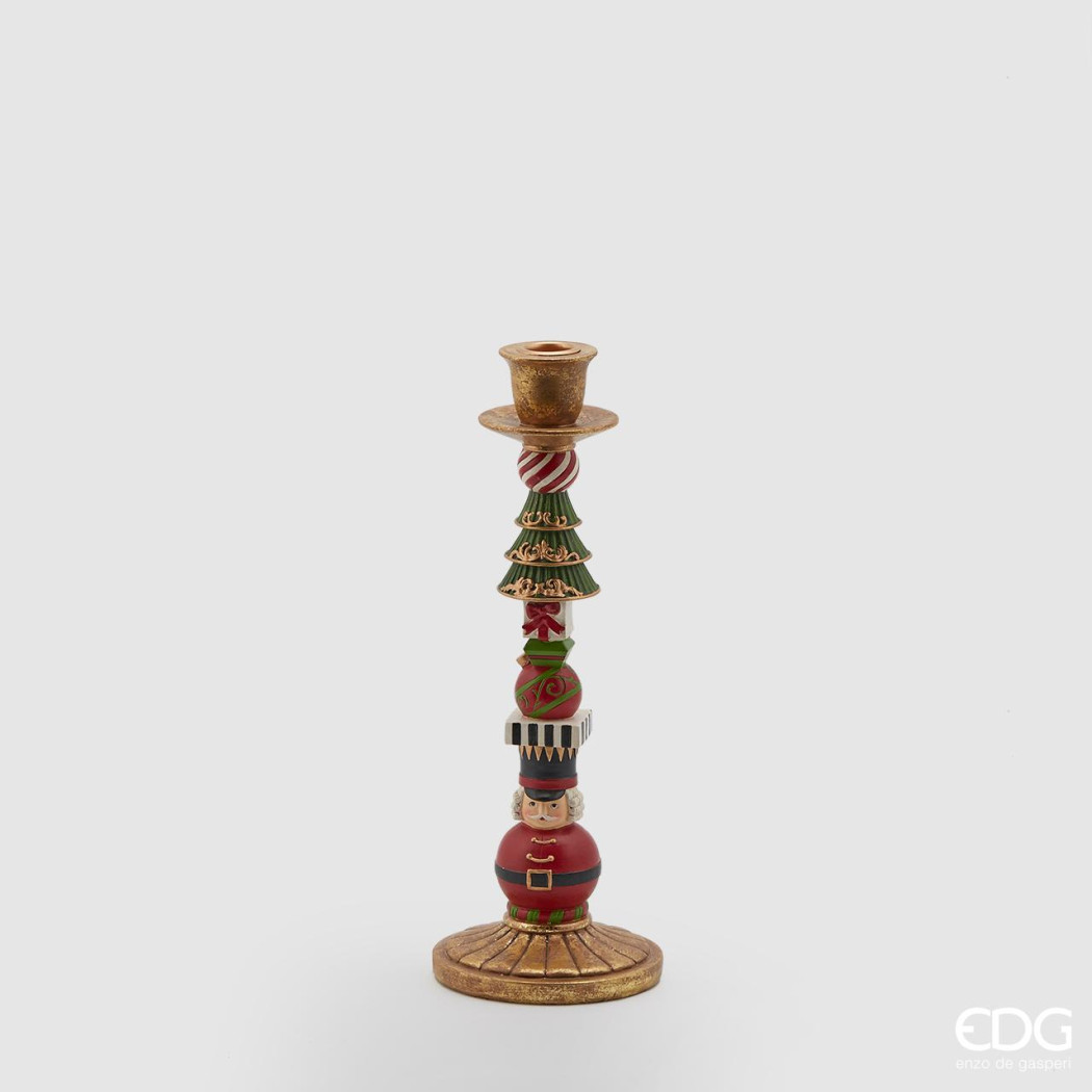 Свічник Portac Strati H31 Green Pink