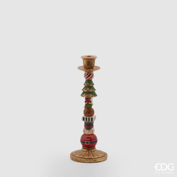 Свічник Portac Strati H31 Green Pink