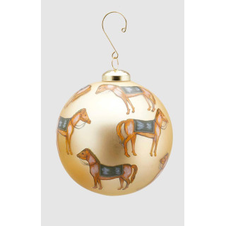 Новорічна іграшка Palla Vetro Cavalli D10 02