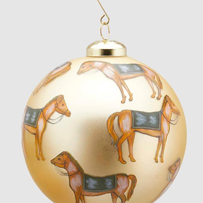 Новорічна іграшка Palla Vetro Cavalli D10 02