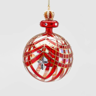 Новорічна іграшка Pallo Vetro Bell Deco H13 02