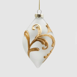 Новорічна іграшка Palla Vetro Rilievi D10 02