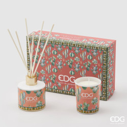 EDG Terra di Sicilia подарунковий набір свічка + аромадіфузор