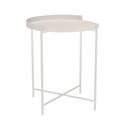 Столик Edge Ø46,5 Muted White