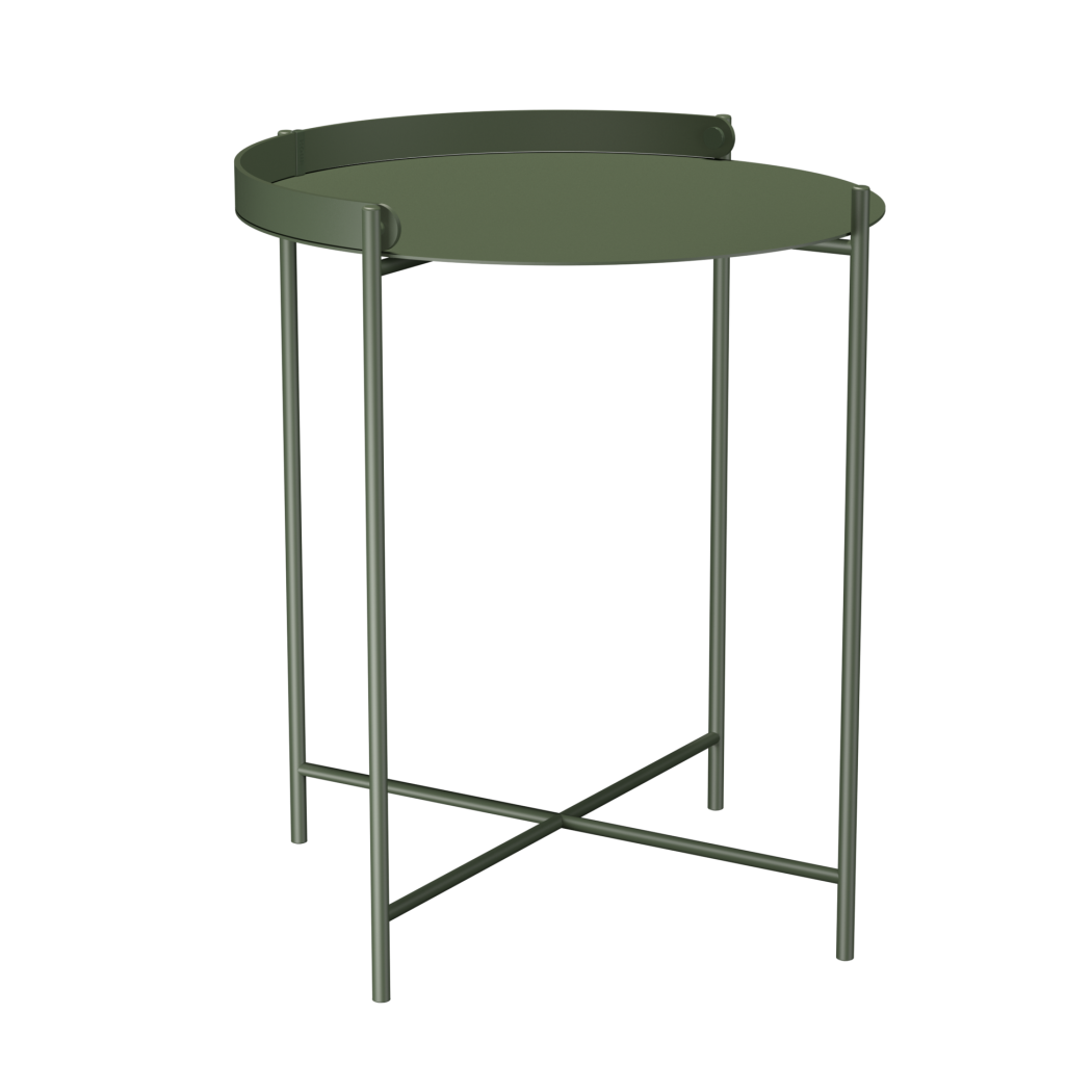 Столик Edge Ø46,5 Olive Green