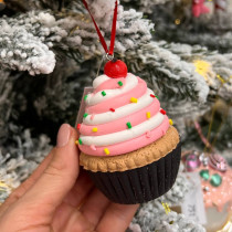 Новорічна іграшка Cupcake Clay H8 02