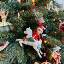 Новорічна іграшка Elfo Polly Caval H11 02
