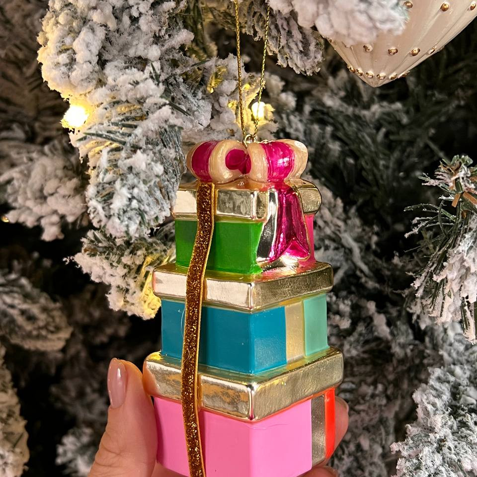 Новорічна іграшка Pacchi Totem Vetro H10