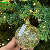 Новорічна іграшка Palla Troto Fuso Microfoglie D10 03