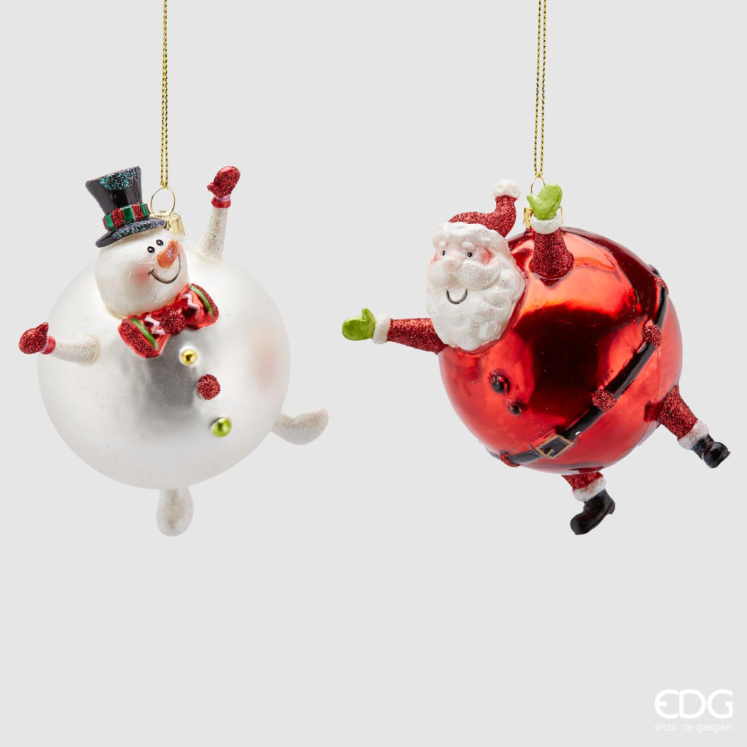 Новорічна іграшка Babbo Uomo Vetro H10 02