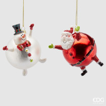 Новорічна іграшка Babbo Uomo Vetro H10 02