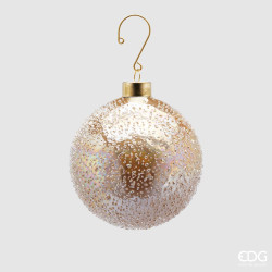 Новорічна іграшка Palla Vetro Microbolle D10