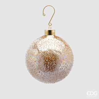 Новорічна іграшка Palla Vetro Microbolle D10