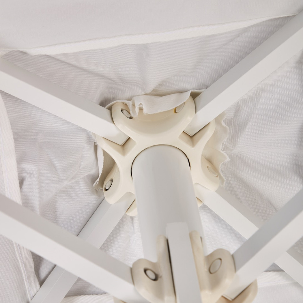 Парасолька Eolo Pureti 2.5x2.5 White з базою Bond 35