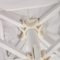 Парасолька Eolo Pureti 2.5x2.5 White з базою Bond 35