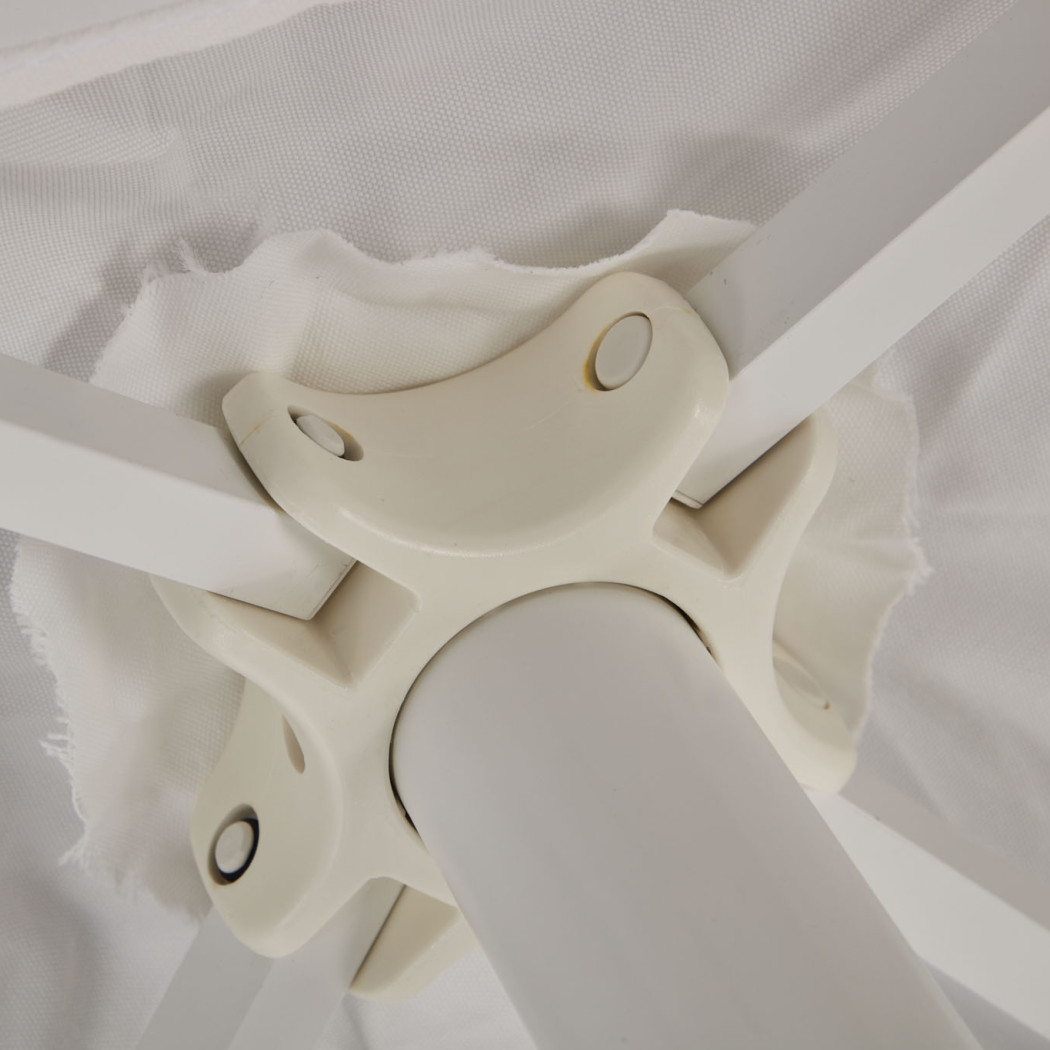 Парасолька Eolo Pureti 2.5x2.5 White з базою Bond 35