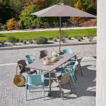 Парасолька Eolo Pureti 2.5x2.5 Anthacite з базою Bond 35