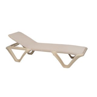 Шезлонг Eva Pro - PRESTIGE FRAME - Tortora