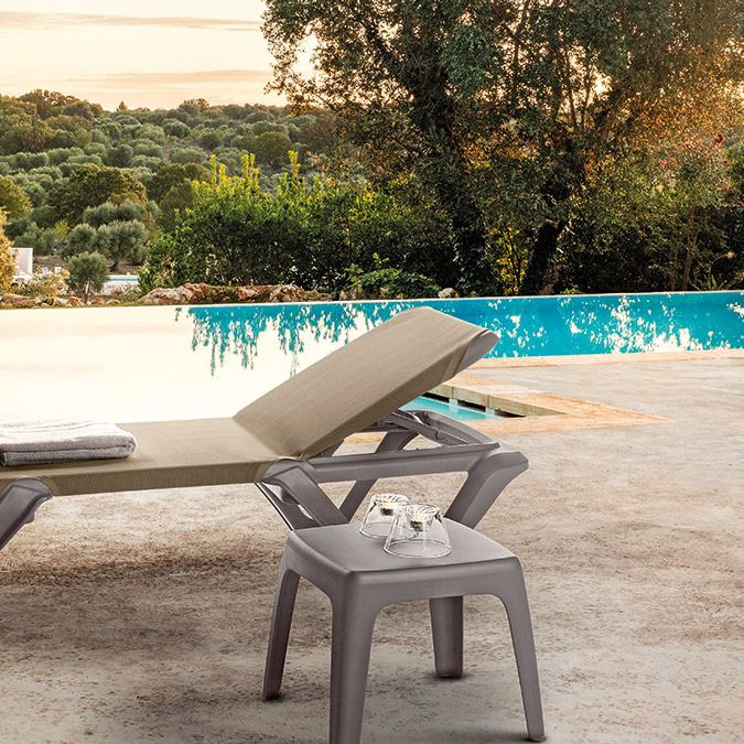 Шезлонг Eva Pro - PRESTIGE FRAME - Bronze