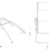 Крісло - шезлонг Evolution Latte