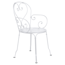 1900 Armchair Cotton White