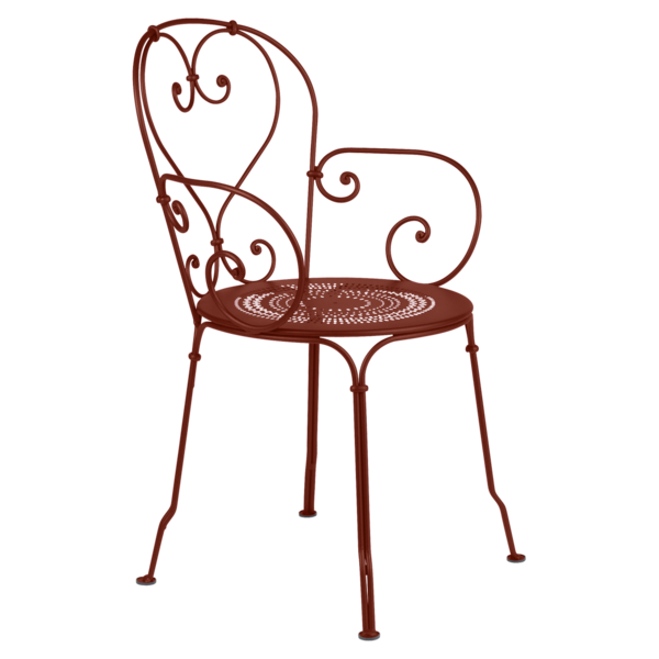 1900 Armchair Red Ochre