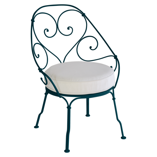 1900 Cabriolet Armchair Acapulco Blue